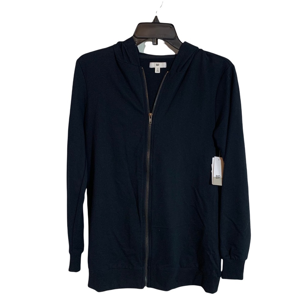 NWT BP. Men's Solid Full Zip‎ Up Hoodie Classic Hooded Zipper Sweatshirt XS